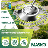 MASKO® Onkruidborstel voor bosmaaier - RVS Borstel